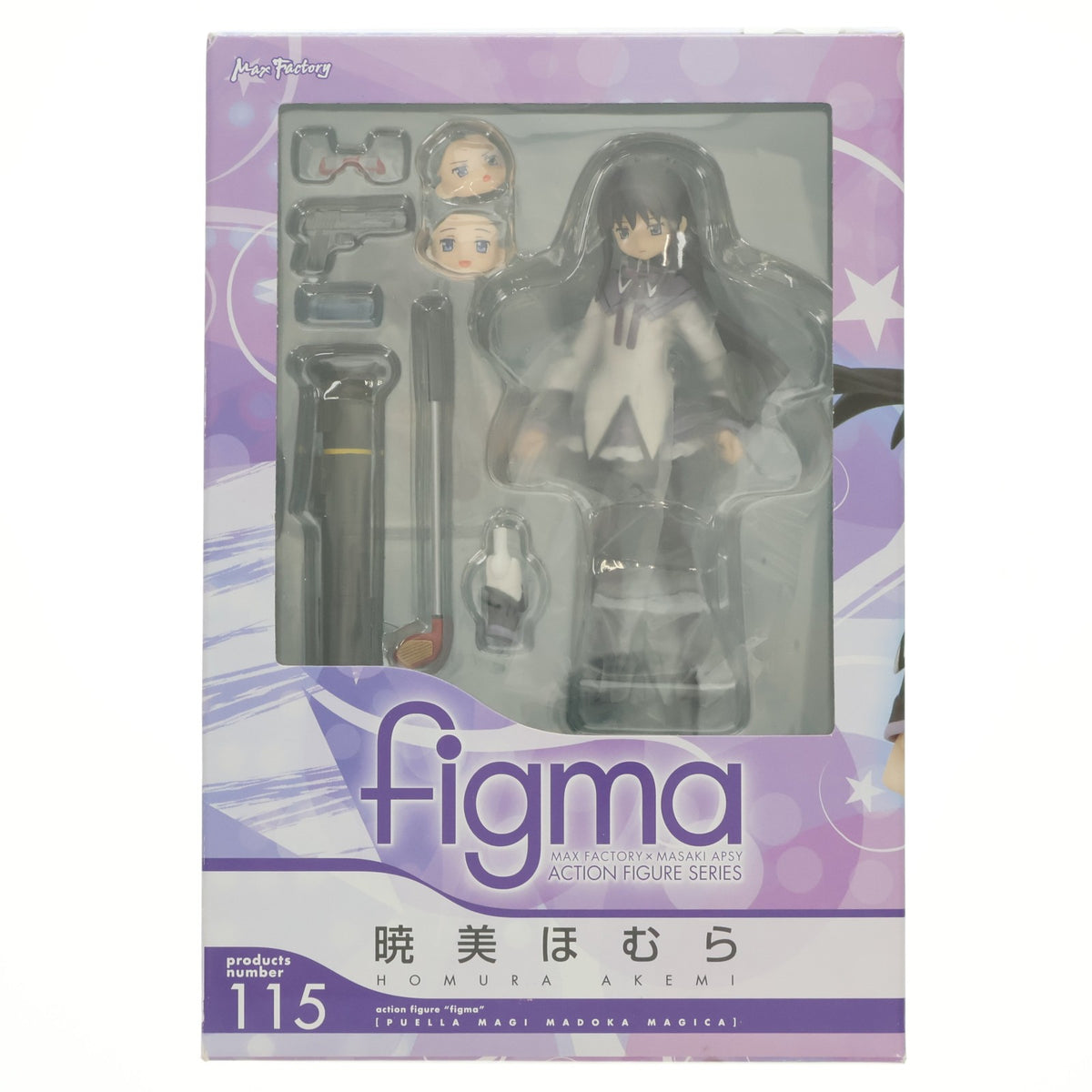 【中古即納】[FIG] figma(フィグマ) 115 暁美ほむら(あけみほむら) 魔法少女まどか☆マギカ 完成品 可動フィギュア マックスファクトリー(20111130)