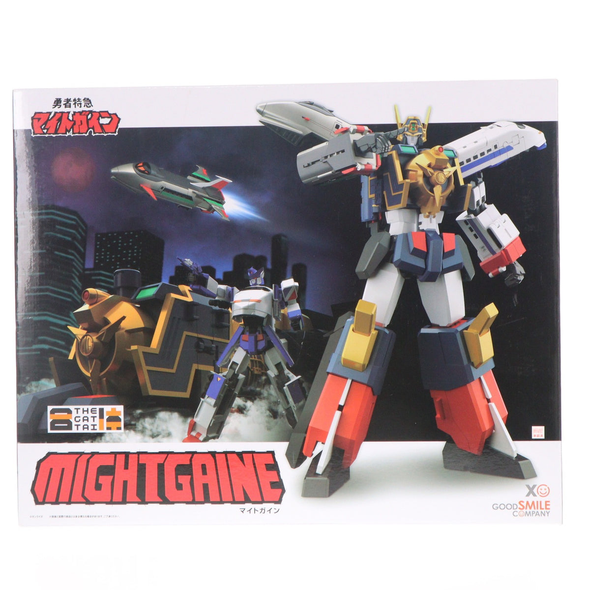 【中古即納】[FIG] THE合体 マイトガイン 勇者特急マイトガイン 完成品 可動フィギュア グッドスマイルカンパニー(20231001)