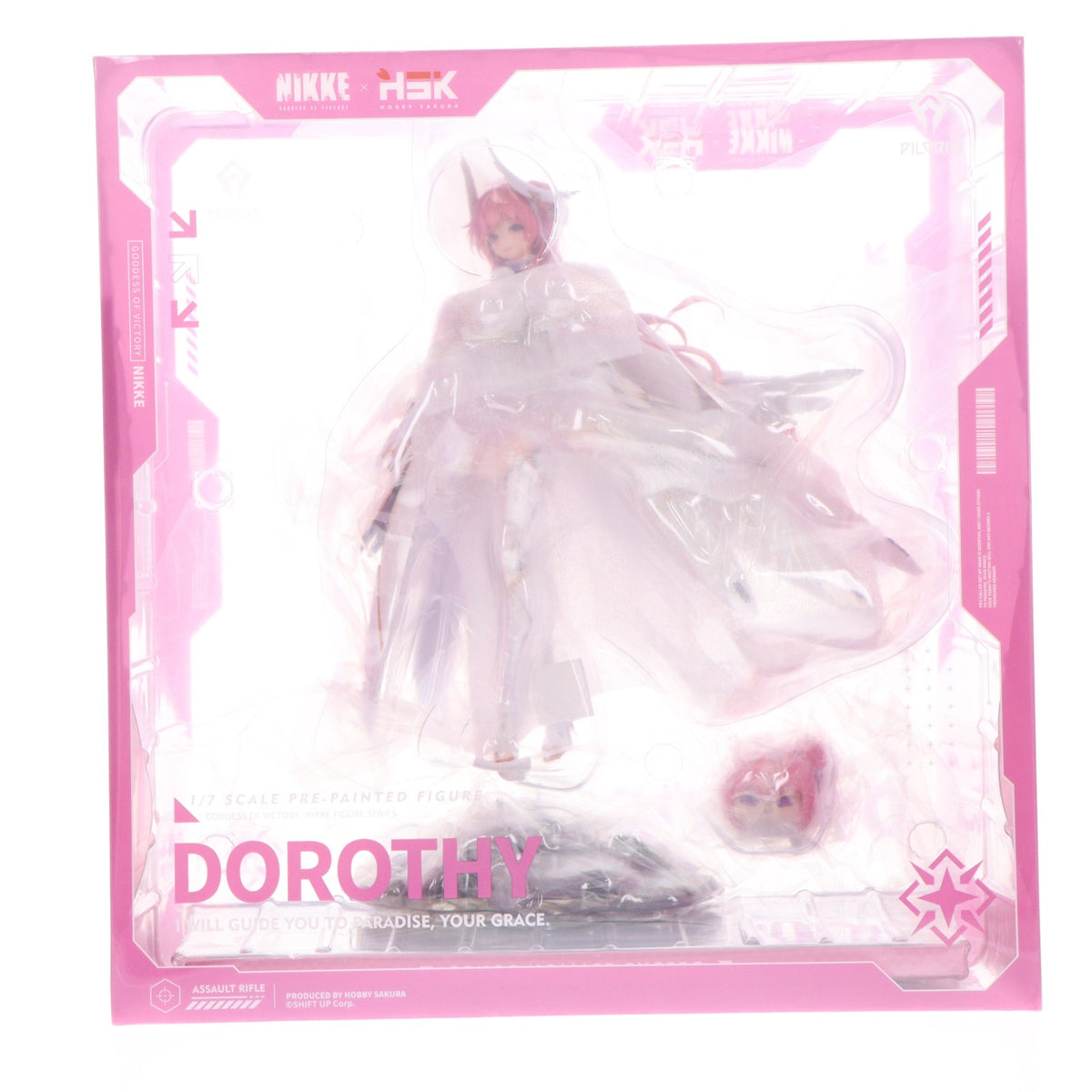 【中古即納】[FIG] Doroフィギュア&アクリルブロック付属 ドロシー 豪華版 勝利の女神:NIKKE(ニケ) 1/7 完成品 フィギュア HOBBY SAKURA(ホビーサクラ)(20260731)