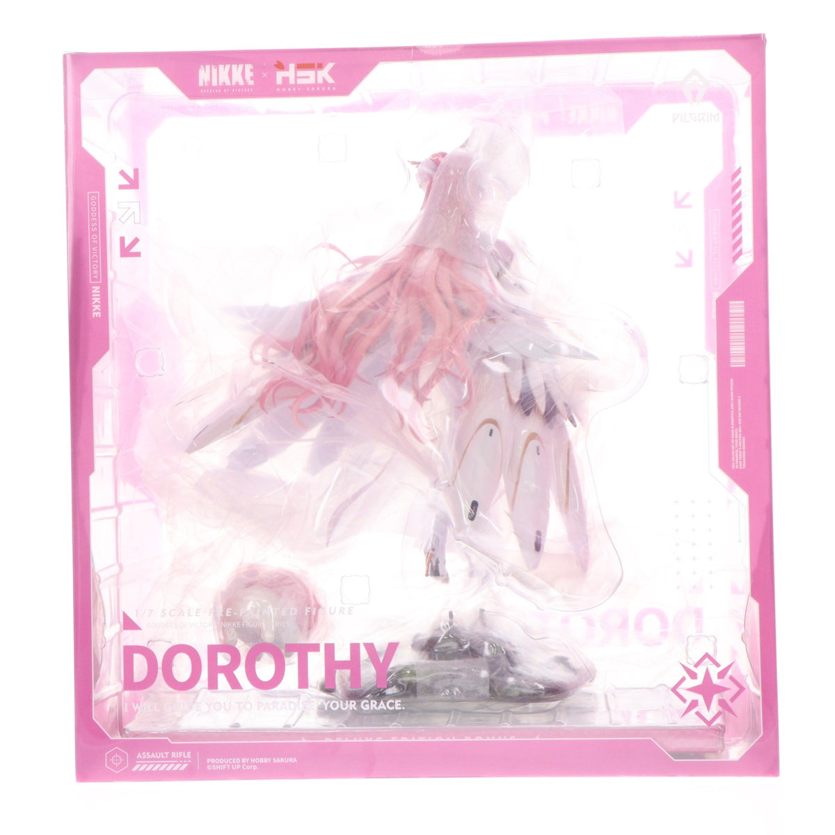 【中古即納】[FIG] Doroフィギュア&アクリルブロック付属 ドロシー 豪華版 勝利の女神:NIKKE(ニケ) 1/7 完成品 フィギュア HOBBY SAKURA(ホビーサクラ)(20260731)