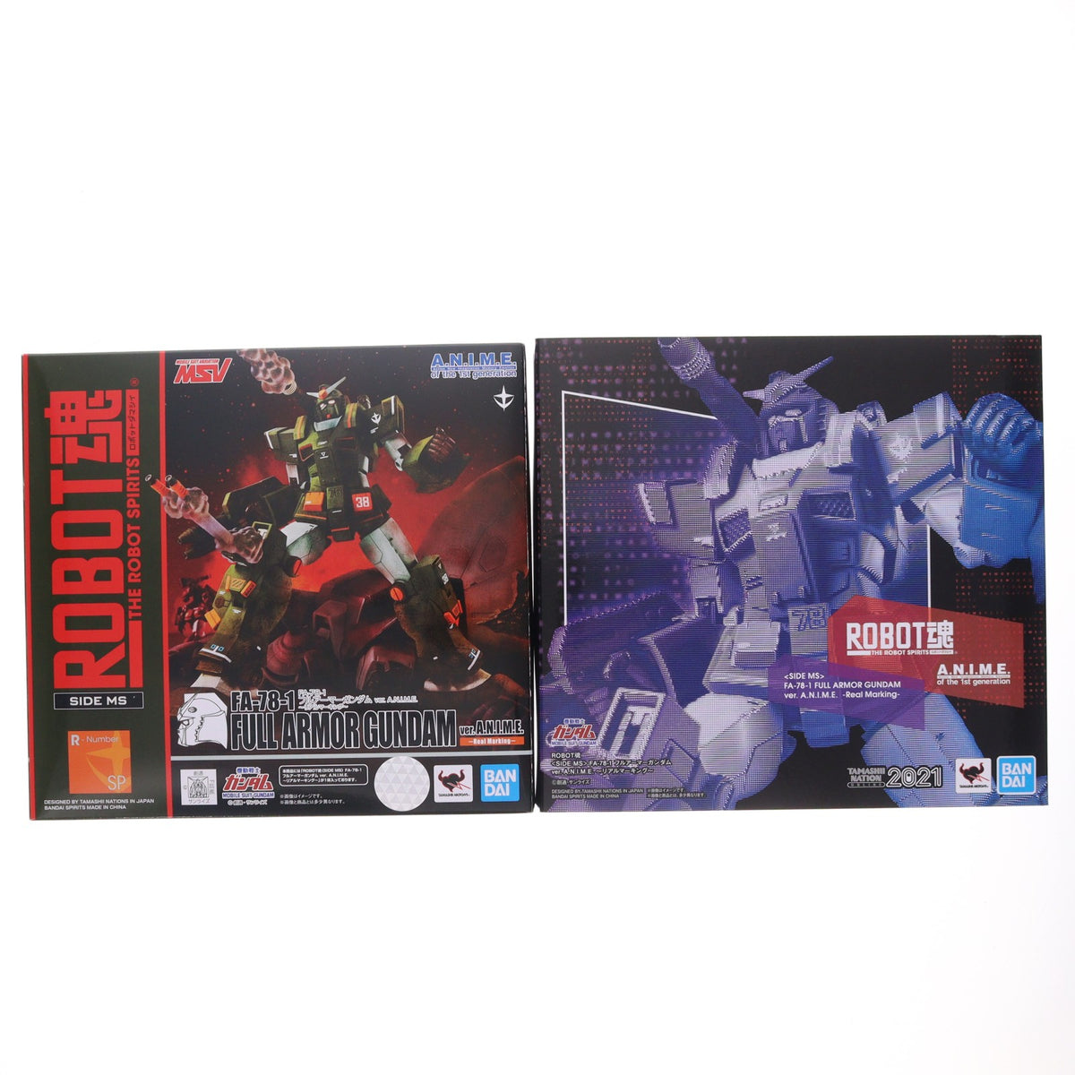 【中古即納】[FIG] ROBOT魂(SIDE MS) FA-78-1 フルアーマーガンダム ver. A.N.I.M.E. ～リアルマーキング～ 機動戦士ガンダム MSV 完成品 可動フィギュア TAMASHII NATION ONLINE 2021&魂ウェブ商店限定 バンダイスピリッツ(20211116)