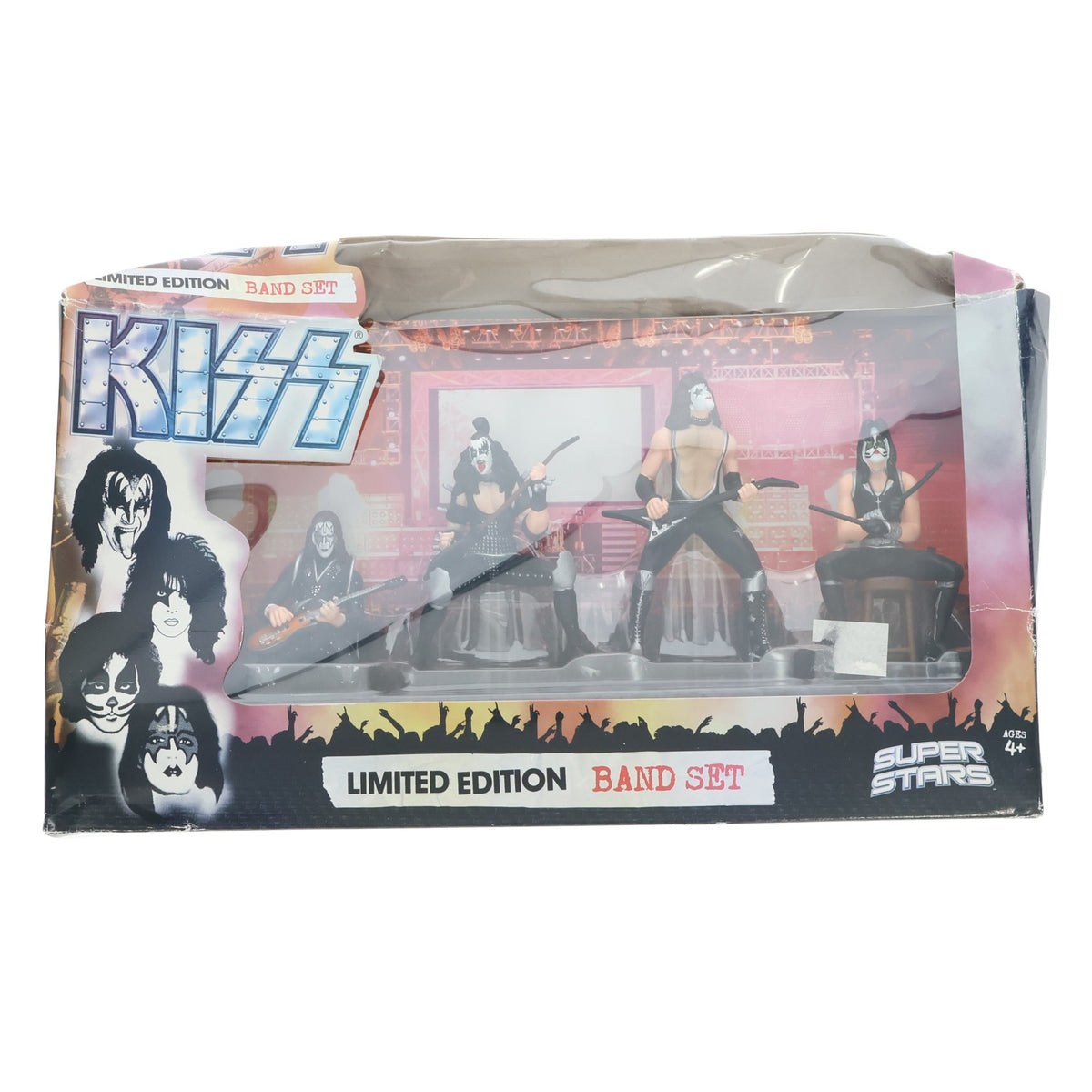 【中古即納】[FIG] KISS バンドセット LIMITED EDITION スーパースター フィギュアコレクション 完成品 アッパー・デック・ジャパン(20091231)