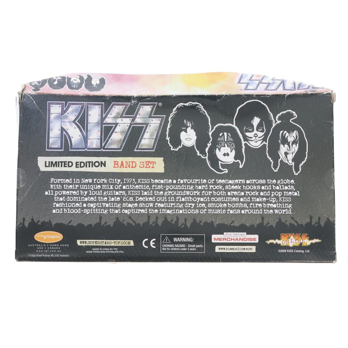 【中古即納】[FIG] KISS バンドセット LIMITED EDITION スーパースター フィギュアコレクション 完成品 アッパー・デック・ジャパン(20091231)