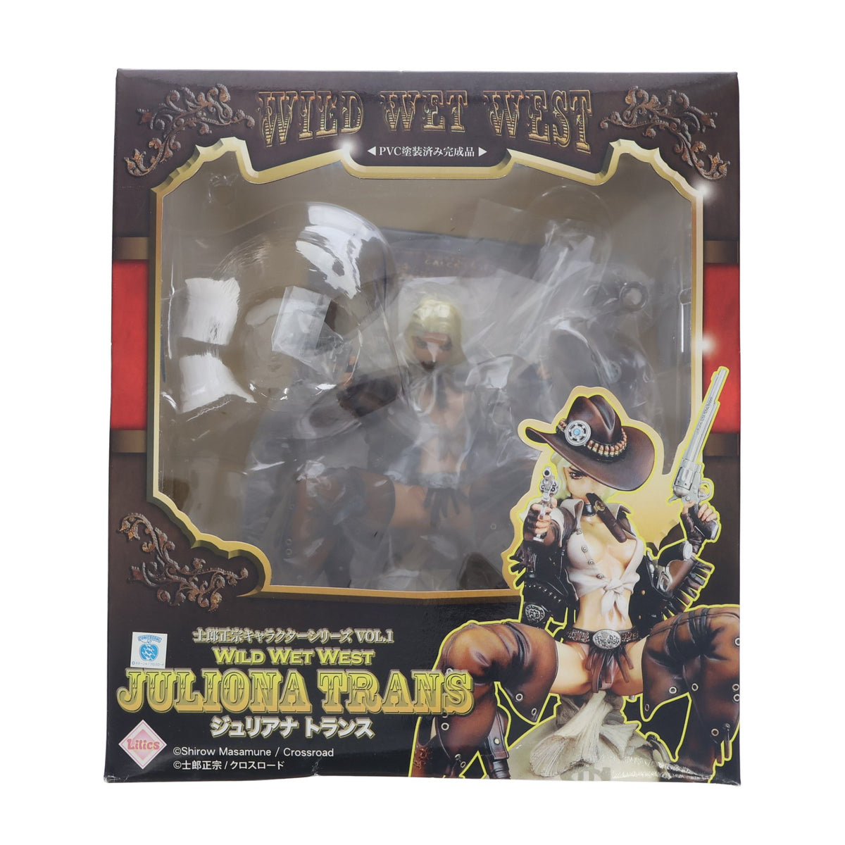 【中古即納】[FIG] 士郎正宗キャラクターシリーズ Vol.1 ジュリアナ トランス(JULIONA TRANS) Wild Wet West(ワイルドウェットウエスト) 1/6完成品 フィギュア アートストーム(20090511)