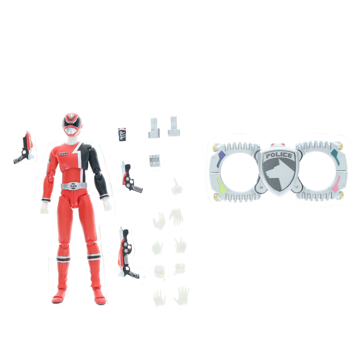 【中古即納】[FIG] S.H.Figuarts(フィギュアーツ) デカレッド 特捜戦隊デカレンジャー 完成品 可動フィギュア バンダイ(20120630)