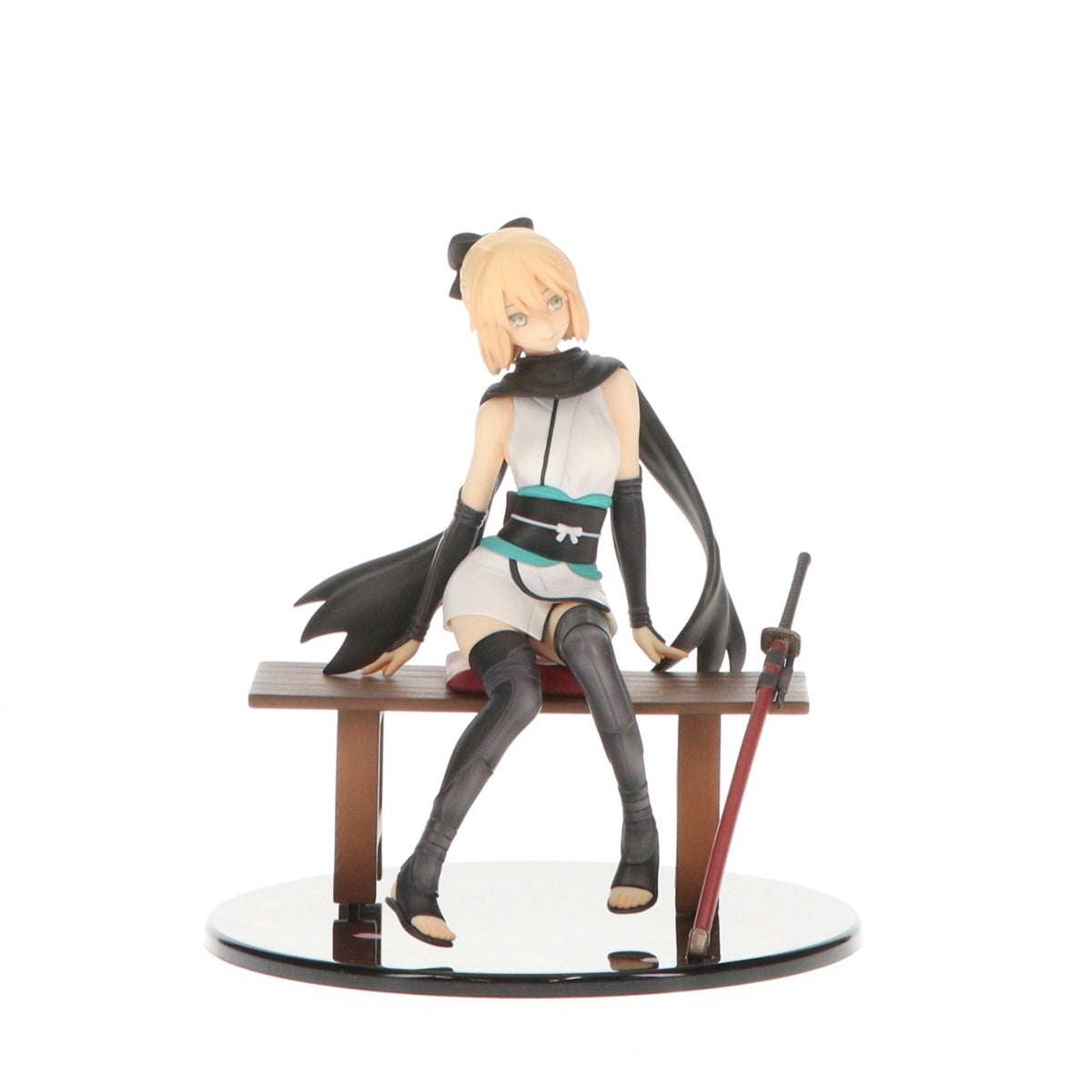 【中古即納】[FIG] セイバー/沖田総司(おきたそうじ) ～剣士の休息～ Fate/Grand Order(フェイト/グランドオーダー) 1/8 完成品 フィギュア WING(ウイング)(20180826)