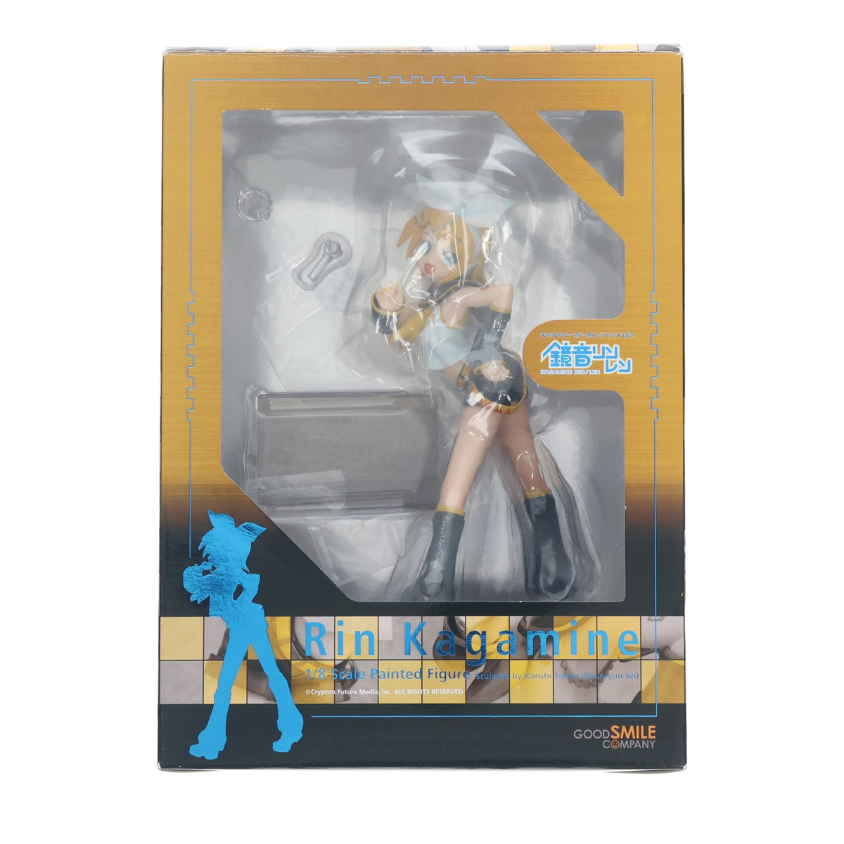 【中古即納】[FIG] 鏡音リン(かがみねりん) キャラクターボーカルシリーズ02 鏡音リン・レン 1/8 完成品 フィギュア グッドスマイルカンパニー(20130713)