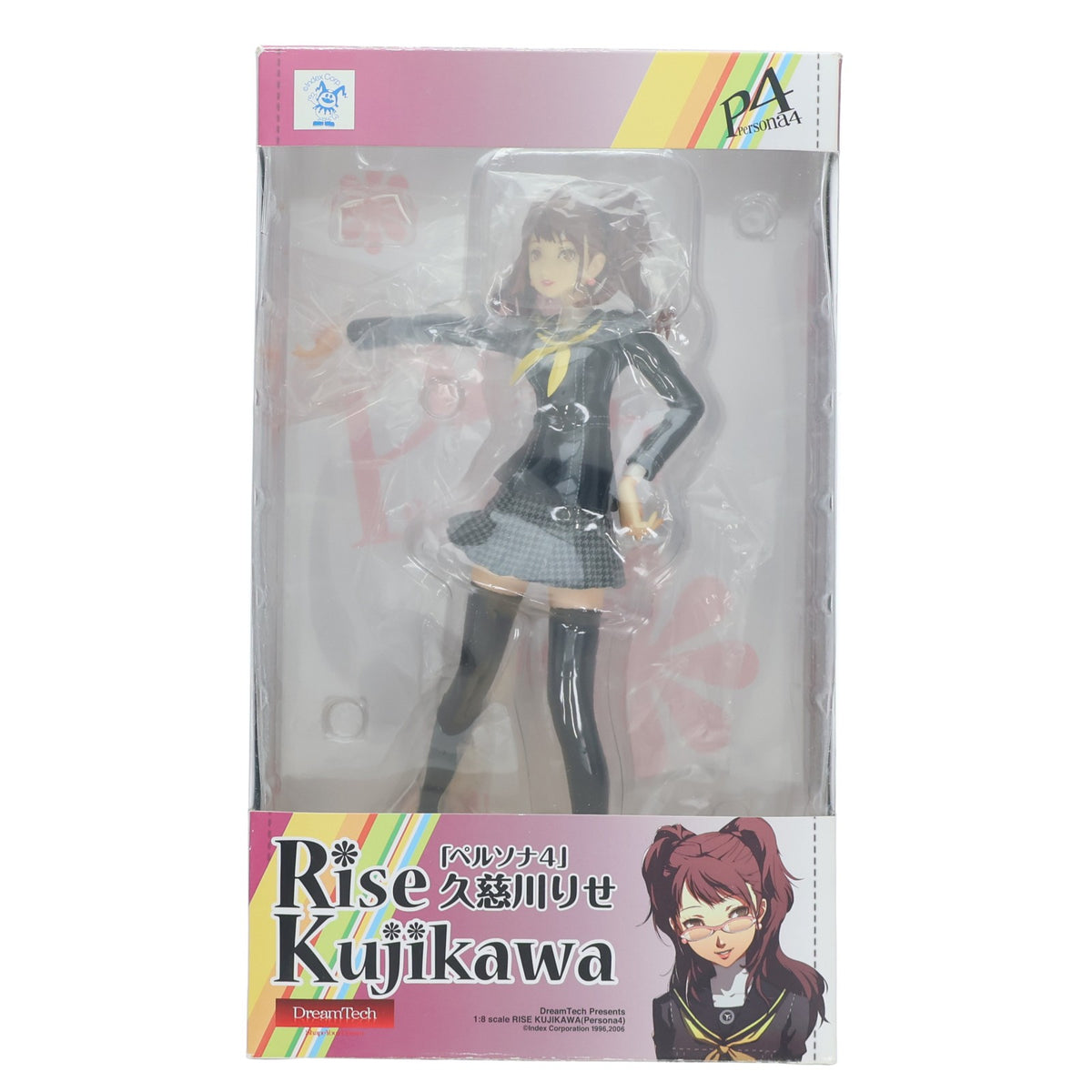 【中古即納】[FIG] ドリームテック 久慈川りせ(くじかわりせ) ペルソナ4 1/8 完成品 フィギュア(DT-54) ウェーブ(WAVE)(20120309)
