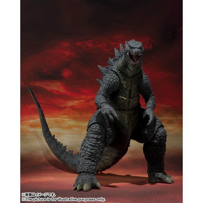 【中古即納】[FIG] S.H.MonsterArts(モンスターアーツ) ゴジラ(2014) 『GODZILLA ゴジラ』 -Movie Graphic Plus- 完成品 可動フィギュア バンダイスピリッツ(20260530)
