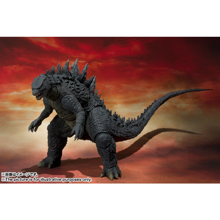 【中古即納】[FIG] S.H.MonsterArts(モンスターアーツ) ゴジラ(2014) 『GODZILLA ゴジラ』 -Movie Graphic Plus- 完成品 可動フィギュア バンダイスピリッツ(20260530)