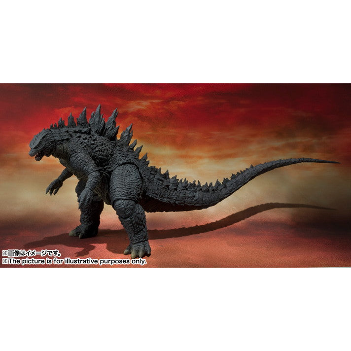 【中古即納】[FIG] S.H.MonsterArts(モンスターアーツ) ゴジラ(2014) 『GODZILLA ゴジラ』 -Movie Graphic Plus- 完成品 可動フィギュア バンダイスピリッツ(20260530)
