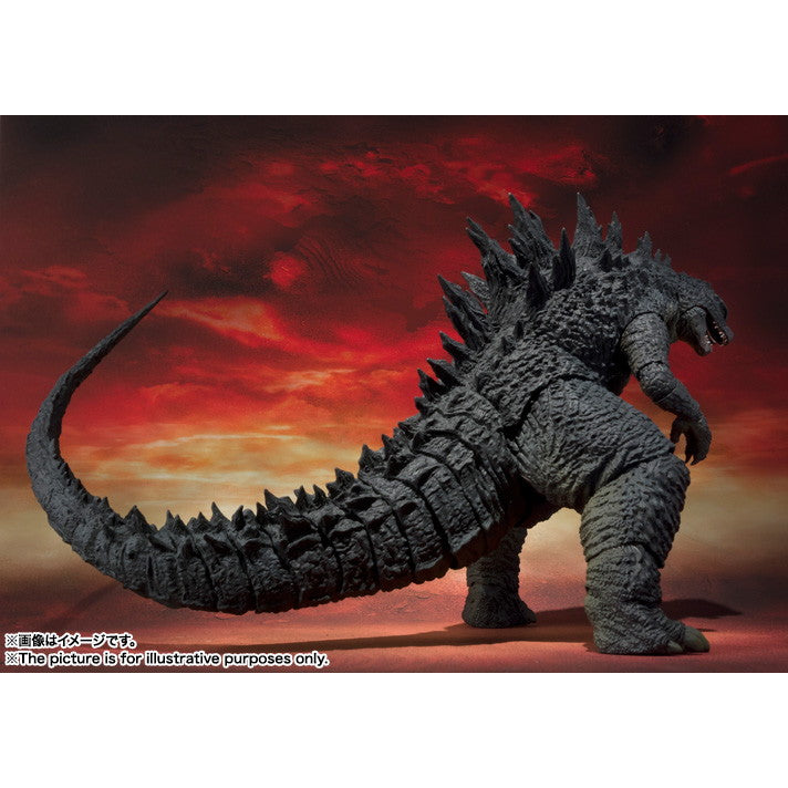 【中古即納】[FIG] S.H.MonsterArts(モンスターアーツ) ゴジラ(2014) 『GODZILLA ゴジラ』 -Movie Graphic Plus- 完成品 可動フィギュア バンダイスピリッツ(20260530)