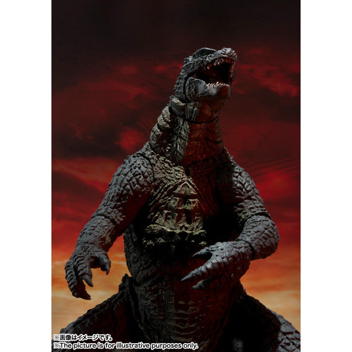 【中古即納】[FIG] S.H.MonsterArts(モンスターアーツ) ゴジラ(2014) 『GODZILLA ゴジラ』 -Movie Graphic Plus- 完成品 可動フィギュア バンダイスピリッツ(20260530)