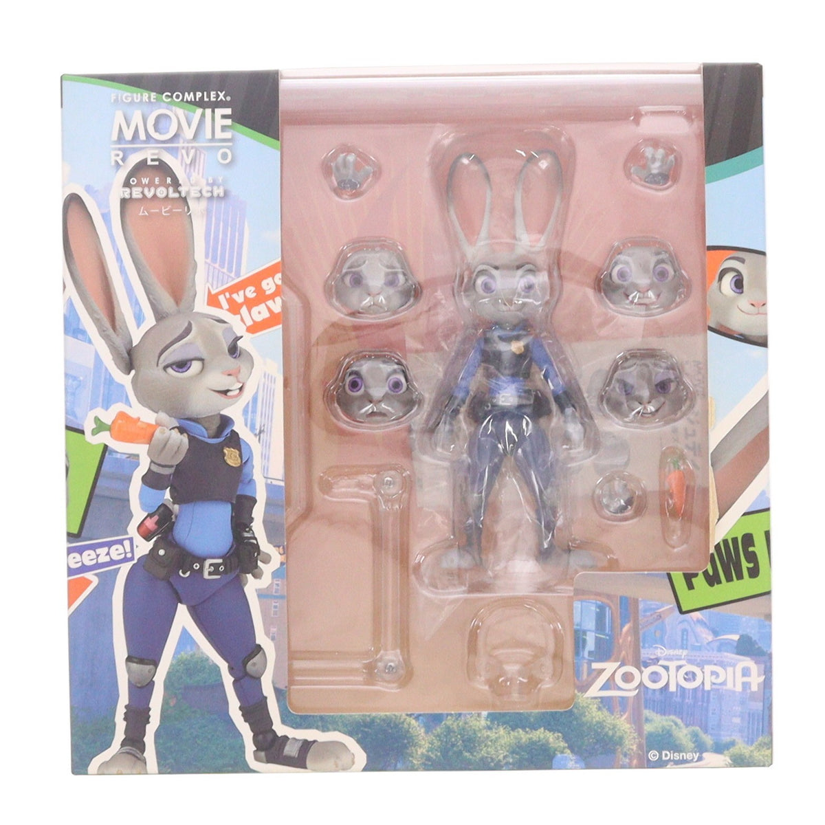 【中古即納】[FIG] フィギュアコンプレックス MOVIE REVO Series No.008 Judy Hopps(ジュディ・ホップス) ズートピア 完成品 可動フィギュア 海洋堂(20180929)