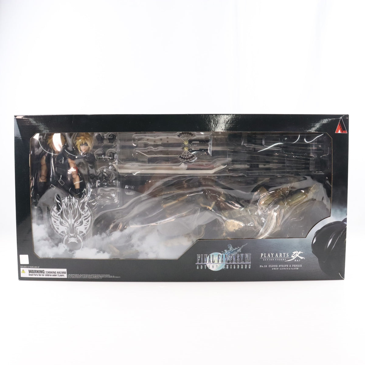 【中古即納】[FIG] PLAY ARTS改(プレイアーツ改) クラウド・ストライフ&フェンリル FINAL FANTASY VII ADVENT CHILDREN(ファイナルファンタジー7 アドベントチルドレン) 完成品 可動フィギュア スクウェア・エニックス(20181209)