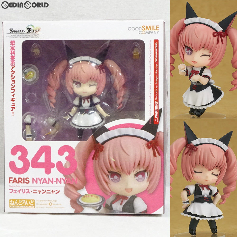 【中古即納】[FIG] ねんどろいど 343 フェイリス・ニャンニャン シュタインズ・ゲート 完成品 可動フィギュア グッドスマイルカンパニー(20131011)