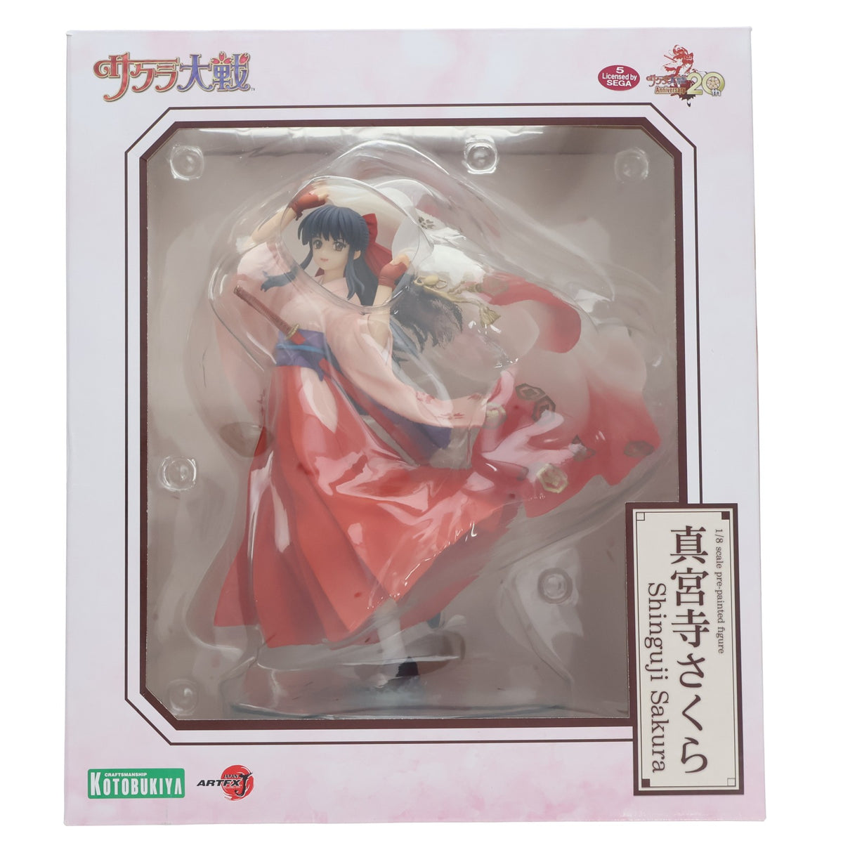 【中古即納】[FIG] ARTFX J 真宮寺さくら(しんぐうじさくら) サクラ大戦 1/8 完成品 フィギュア(PP639) コトブキヤ(20161030)