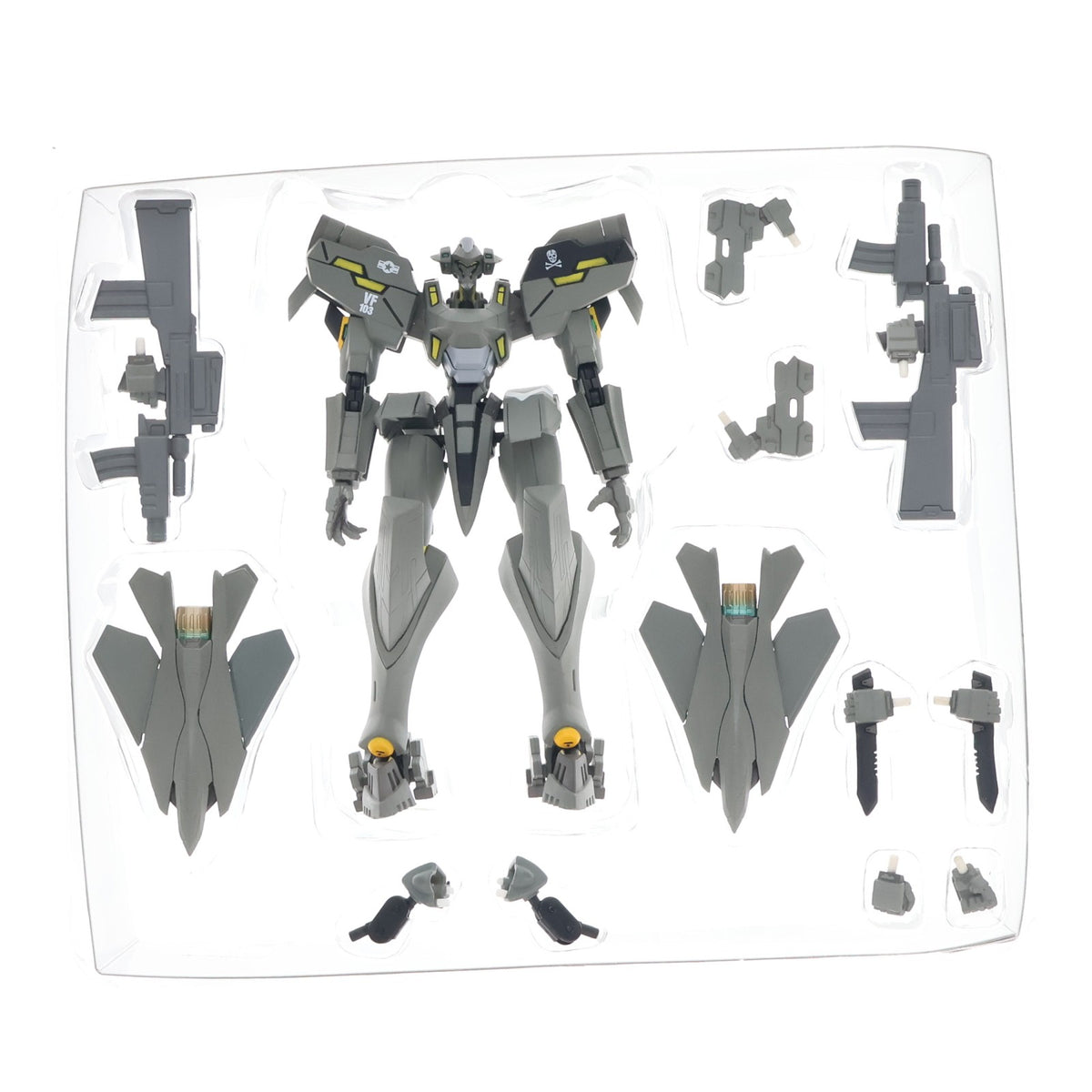 【中古即納】[FIG] A3メカアクションフィギュアシリーズ 米国海軍戦術歩行戦闘機 F-14D トムキャット 第103戦術歩行戦闘隊『ジョリーロジャース』指揮官機 マブラヴ オルタネイティヴ 完成品 可動フィギュア ワンダーフェスティバル2010冬限定 ボークス(20100207)