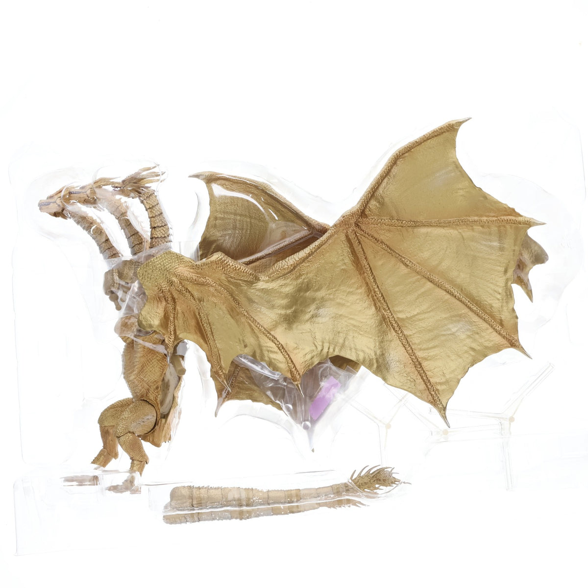【中古即納】[FIG] 魂ウェブ商店限定 S.H.MonsterArts(モンスターアーツ) キングギドラ(2019) Special Color Ver. ゴジラ キング・オブ・モンスターズ 完成品 可動フィギュア バンダイスピリッツ(20220131)