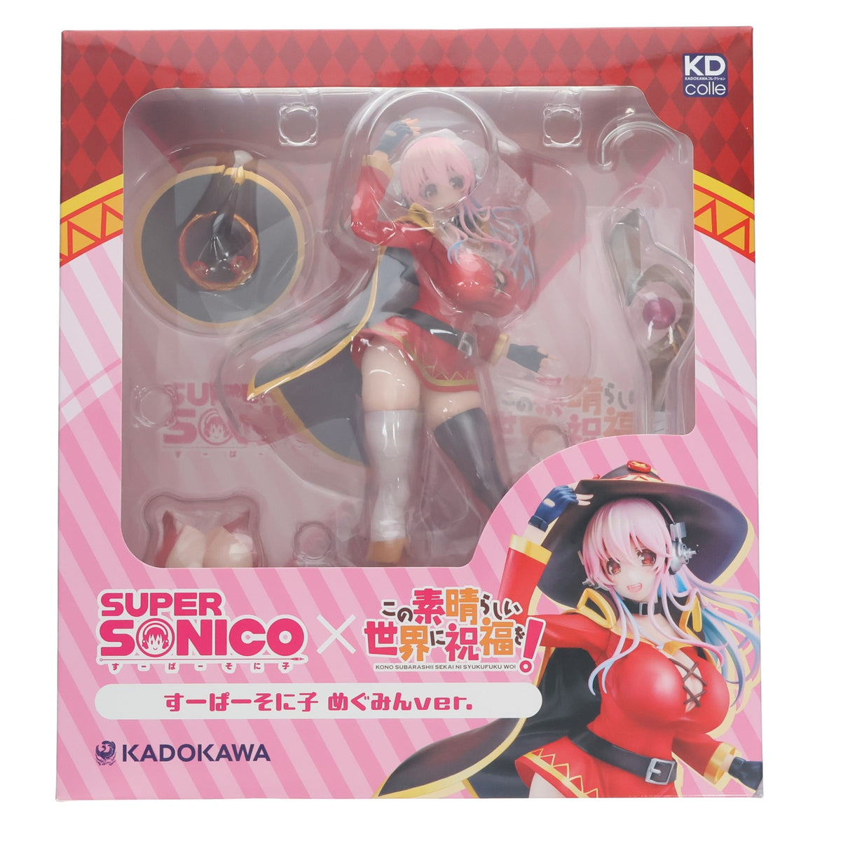 【中古即納】[FIG] KDcolle すーぱーそに子 めぐみんver. すーぱーそに子、この素晴らしい世界に祝福を! 1/7 完成品 フィギュア KADOKAWA(カドカワ)(20260331)