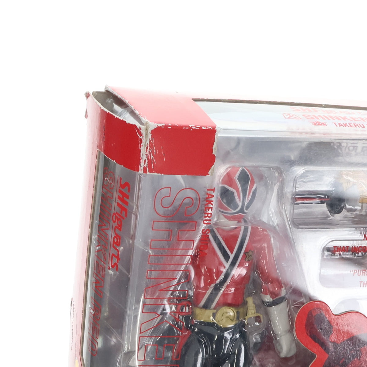 【中古即納】[FIG] S.H.Figuarts(フィギュアーツ) シンケンレッド 侍戦隊シンケンジャー 完成品 可動フィギュア バンダイ(20110723)
