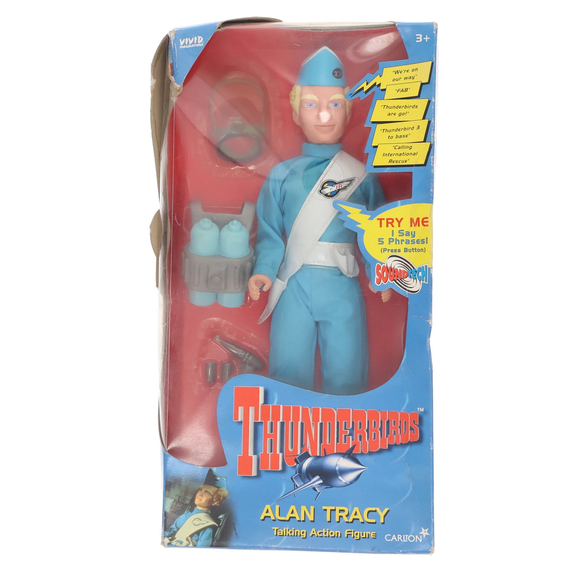 【中古即納】[TOY] アラン・トレーシー サンダーバード サウンドテック トーキングフィギュア 完成トイ タカラ(19991231)