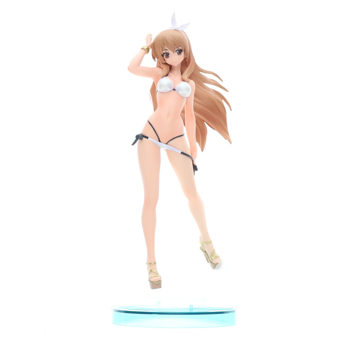 【中古即納】[FIG] (フィギュア単品) 加賀香子(かがこうこ) 水着フィギュア PS VITA ゴールデンタイム Vivid Memories 初回限定版 1/8 完成品 フィギュア 角川ゲームス(20140327)