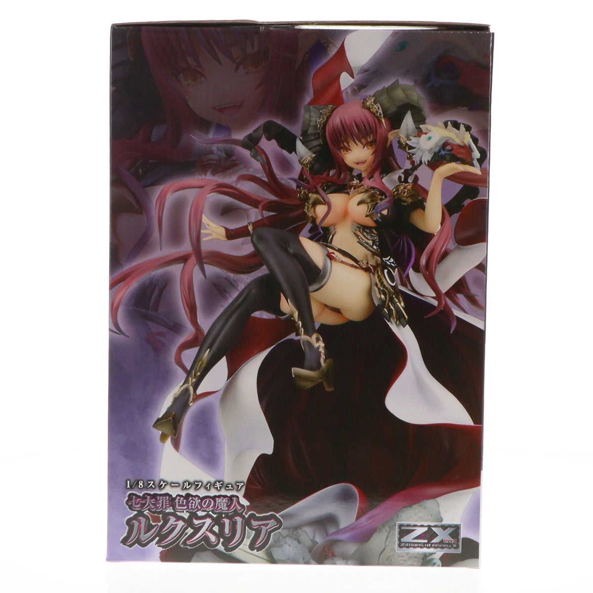 【中古即納】[FIG] 特典カード2枚付属 七大罪 色欲の魔人ルクスリア Z/X -Zillions of enemy X-(ゼクス ジリオンズ オブ エネミー エックス) 1/8 完成品 フィギュア ブロッコリー(20160128)