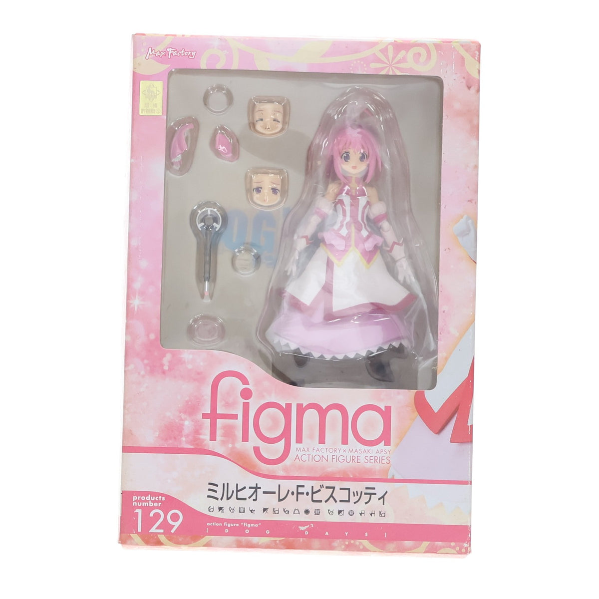 【中古即納】[FIG] figma(フィグマ) 129 ミルヒオーレ・F・ビスコッティ DOG DAYS 完成品 可動フィギュア マックスファクトリー(20120428)