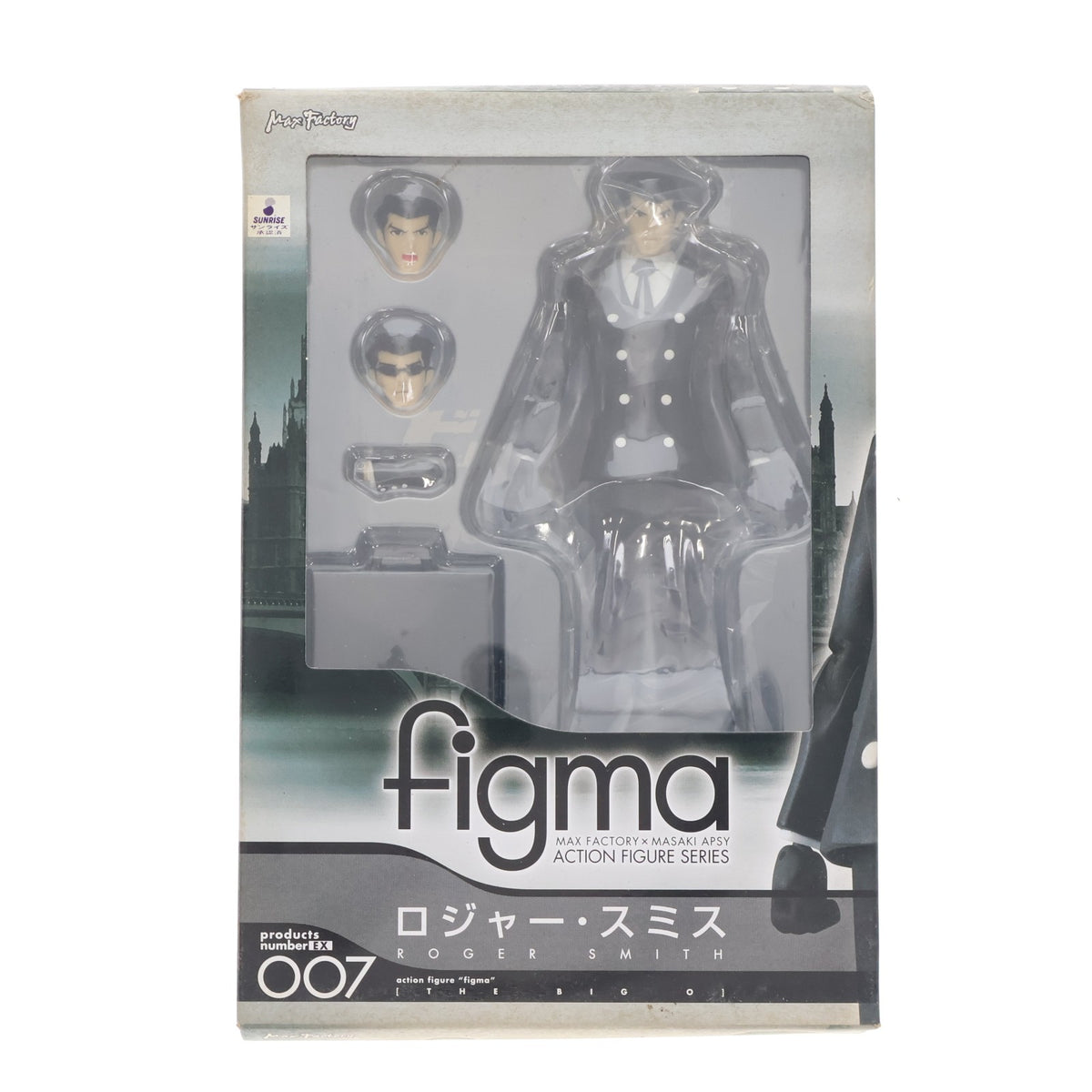 【中古即納】[FIG] figma(フィグマ) EX-007 ロジャー・スミス THE ビッグオー 完成品 可動フィギュア ワンフェス2011夏&GOODSMILE ONLINE SHOP限定 マックスファクトリー(20110724)