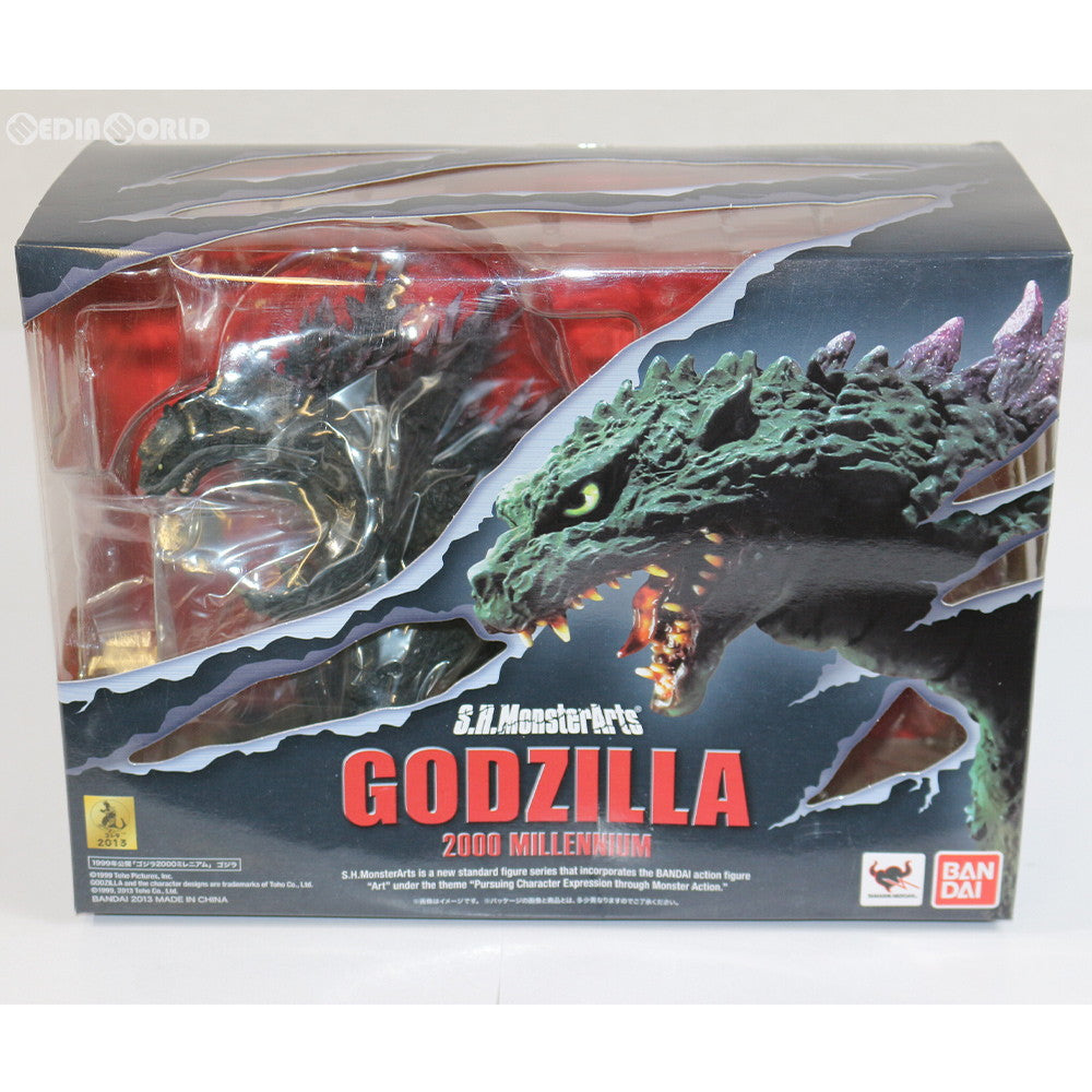 【中古即納】[FIG] S.H.MonsterArts(モンスターアーツ) ゴジラ2000ミレニアム 完成品 可動フィギュア バンダイ(20131228)