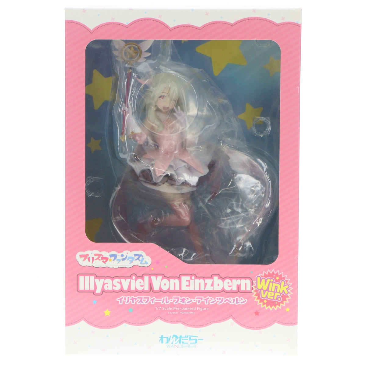 【中古即納】[FIG] わんだらーオンラインストア限定 イリヤスフィール・フォン・アインツベルン Wink ver. Fate/kaleid liner Prisma☆Illya(フェイト/カレイドライナー プリズマ☆イリヤ) プリズマ☆ファンタズム 1/7 完成品 フィギュア わんだらー(20220131)
