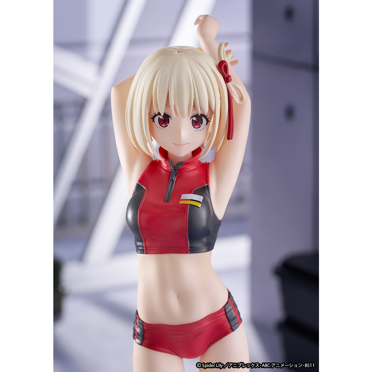 【中古即納】[FIG] 錦木千束(にしきぎちさと) トレーニングウェア TVアニメ「リコリス・リコイル」 1/7 完成品 フィギュア キューズQ(20260531)