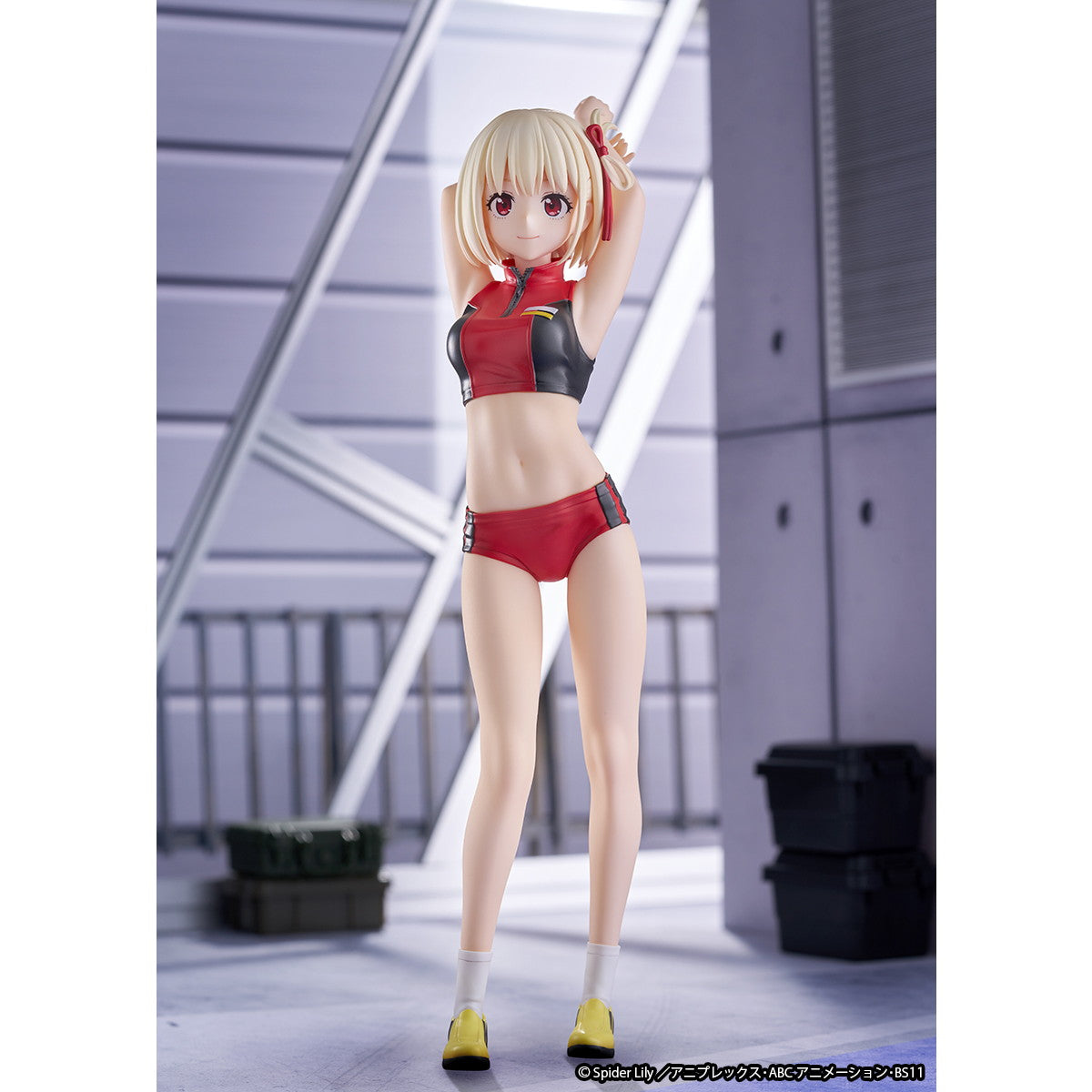 【中古即納】[FIG] 錦木千束(にしきぎちさと) トレーニングウェア TVアニメ「リコリス・リコイル」 1/7 完成品 フィギュア キューズQ(20260531)