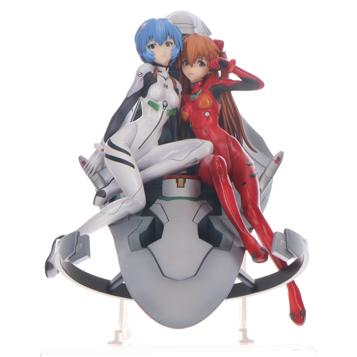 【中古即納】[FIG] レイ&アスカ ～twinmore Object～ 新世紀エヴァンゲリオン 完成品 フィギュア ユニオンクリエイティブ(20211128)