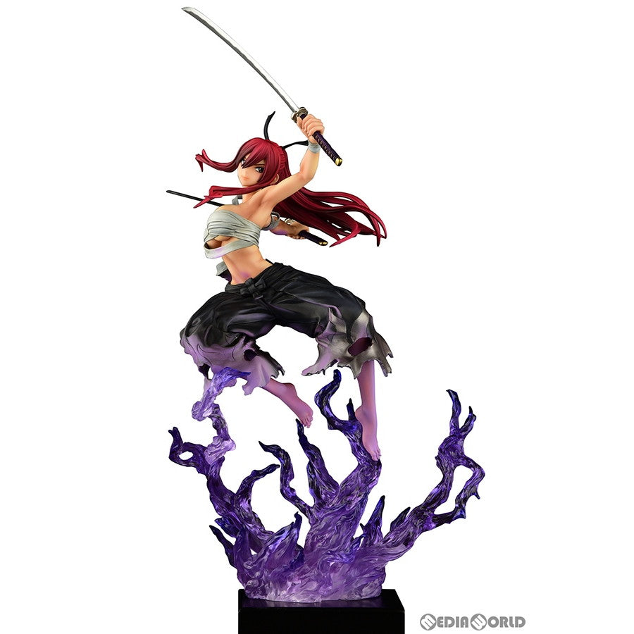 【中古即納】[FIG] エルザ・スカーレット 侍-光炎万丈-ver.漆黒 FAIRY TAIL(フェアリーテイル) 1/6 完成品 フィギュア オルカトイズ(20230901)
