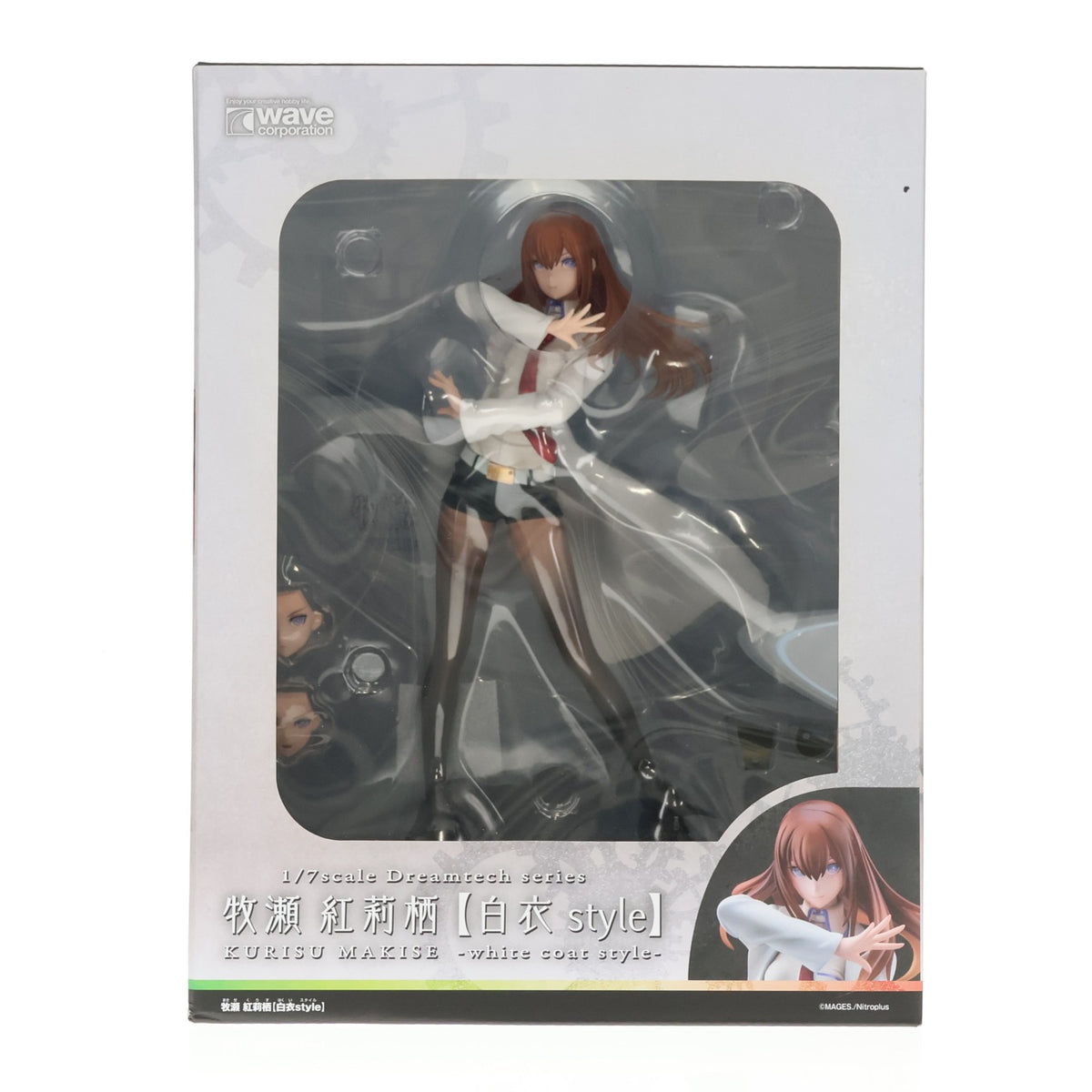 【中古即納】[FIG] ドリームテック 牧瀬紅莉栖(まきせくりす) 白衣style STEINS;GATE(シュタインズ・ゲート) 1/7 完成品 フィギュア(DT-158) ウェーブ(WAVE)(20210130)