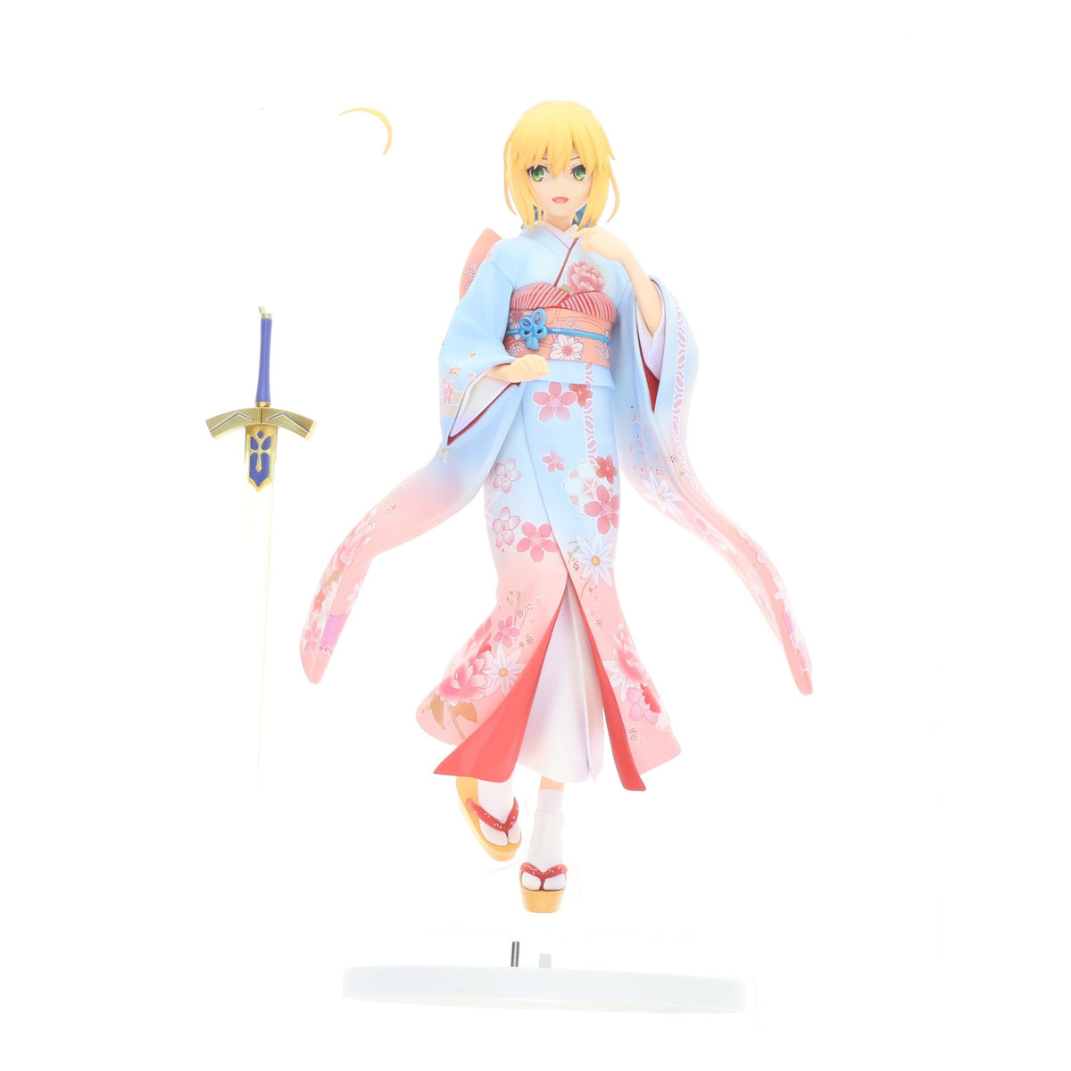【中古即納】[FIG] ANIPLEX+限定 セイバー 晴着ver. Fate/stay night [Unlimited Blade Works] 1/7 完成品 フィギュア(MD16-0141001) アニプレックス(20170531)
