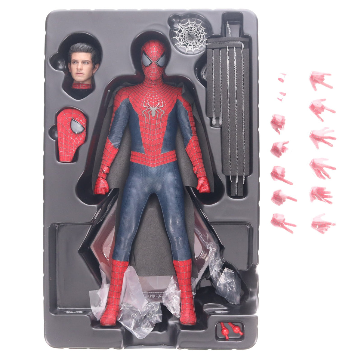 【中古即納】[FIG] ムービー・マスターピース アメイジング・スパイダーマン アメイジング・スパイダーマン2 1/6 完成品 アクションフィギュア(MMS658) ホットトイズ(20230902)