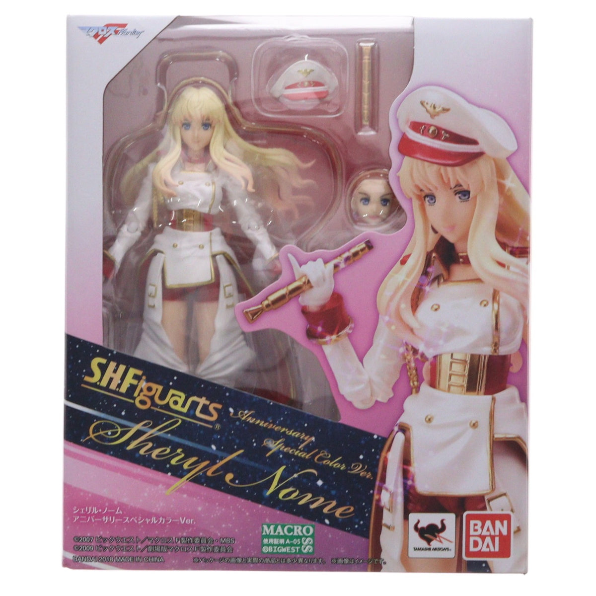 【中古即納】[FIG] S.H.Figuarts(フィギュアーツ) シェリル・ノーム アニバーサリースペシャルカラーVer. マクロスF(フロンティア) 完成品 可動フィギュア バンダイ(20180119)