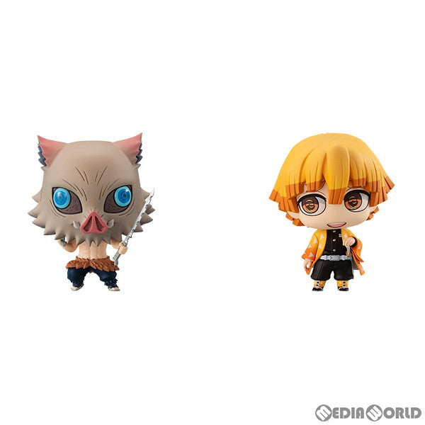 【中古即納】[FIG] ちみメガ バディシリーズ! 我妻善逸&嘴平伊之助(あがつまぜんいつ&はしびらいのすけ) セット 鬼滅の刃 完成品 フィギュア メガハウス(20200823)