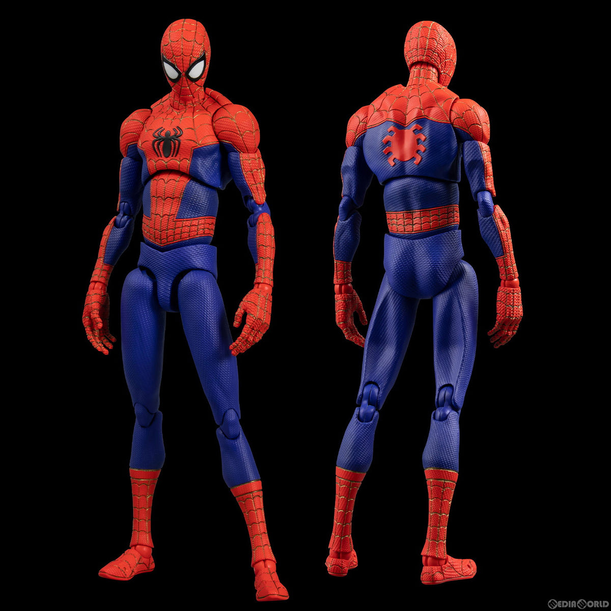 【中古即納】[FIG] SVアクション ピーター・B・パーカー/スパイダーマン 通常版 スパイダーマン:スパイダーバース 完成品 可動フィギュア 千値練(せんちねる)(20230115)