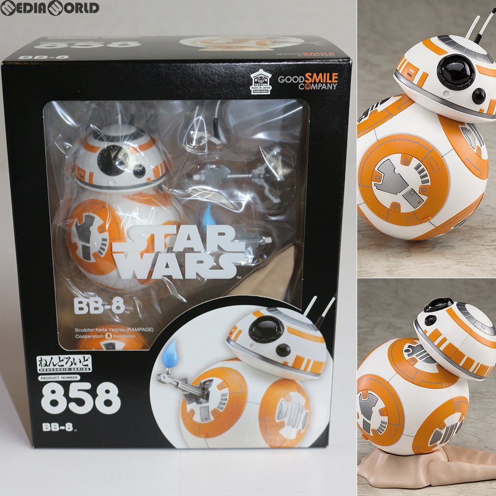 【中古即納】[FIG] ねんどろいど 858 BB-8 STAR WARS(スター・ウォーズ)/最後のジェダイ 完成品 可動フィギュア グッドスマイルカンパニー(20180630)