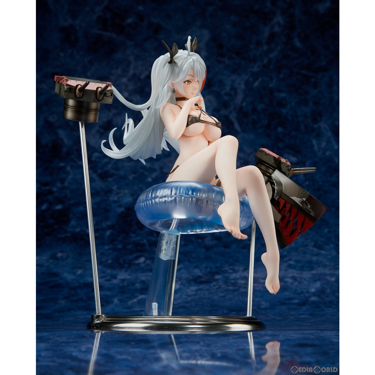 【中古即納】[FIG] (再販) ドリームテック プリンツ・オイゲン【色褪せないエガオ】 アズールレーン 1/8 完成品 フィギュア(DT-206) ウェーブ(WAVE)(20230716)