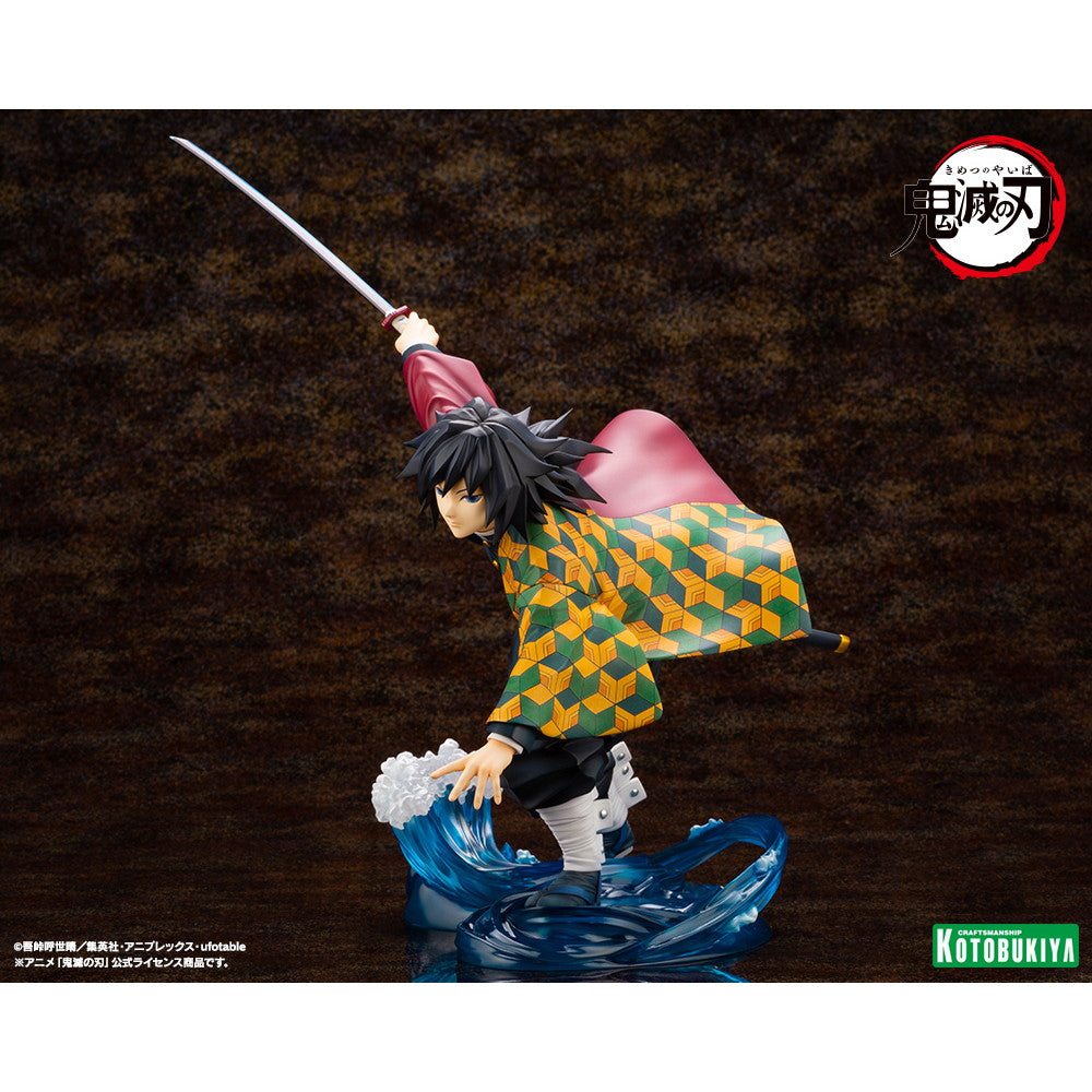 【中古即納】[FIG] (再販) ARTFX J 冨岡義勇(とみおかぎゆう) 鬼滅の刃 1/8 完成品 フィギュア(PV417) コトブキヤ(20260831)
