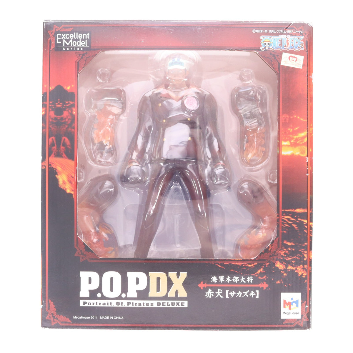 【中古即納】[FIG] Portrait.Of.Pirates P.O.P NEO-DX 海軍本部大将 赤犬(サカズキ) ONE PIECE(ワンピース) 完成品 フィギュア メガハウス(20111130)