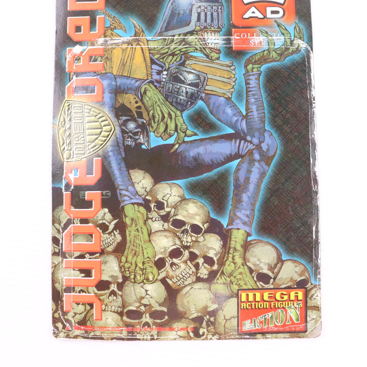 【中古即納】[FIG] 2000 AD コレクターズ シリーズ 1 ジャッジ・デス ジャッジ・ドレッド 完成品 アクションフィギュア Re:Action Figures(19991231)