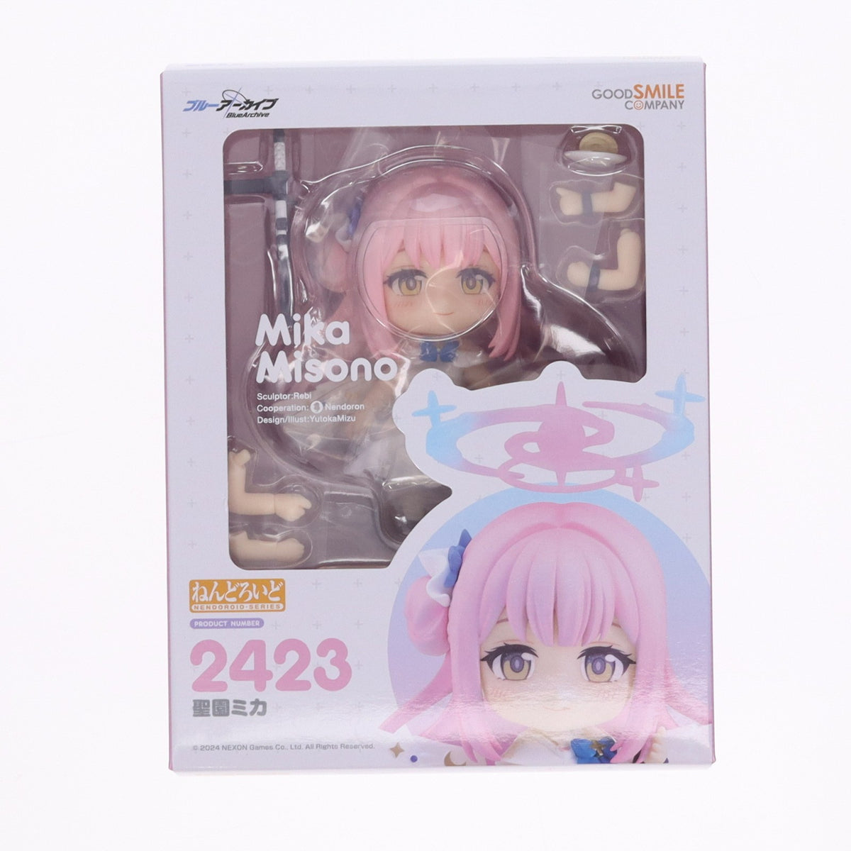 【中古即納】[FIG] (再販) ねんどろいど 2423 聖園ミカ(みそのみか) ブルーアーカイブ -Blue Archive- 完成品 可動フィギュア グッドスマイルカンパニー(20260731)