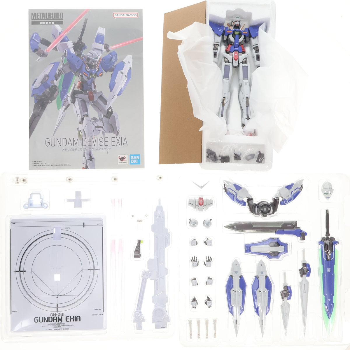 【中古即納】[FIG] METAL BUILD ガンダムデヴァイズエクシア 機動戦士ガンダム00(ダブルオー) Revealed Chronicle 完成品 可動フィギュア バンダイスピリッツ(20221029)
