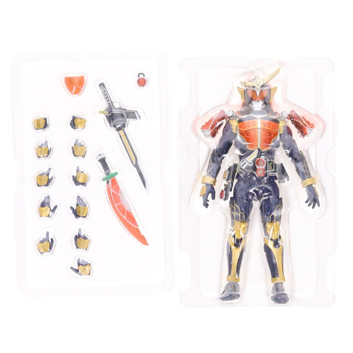 【中古即納】[FIG] S.H.Figuarts(フィギュアーツ) 真骨彫製法 仮面ライダー鎧武 オレンジアームズ 完成品 可動フィギュア バンダイスピリッツ(20240810)